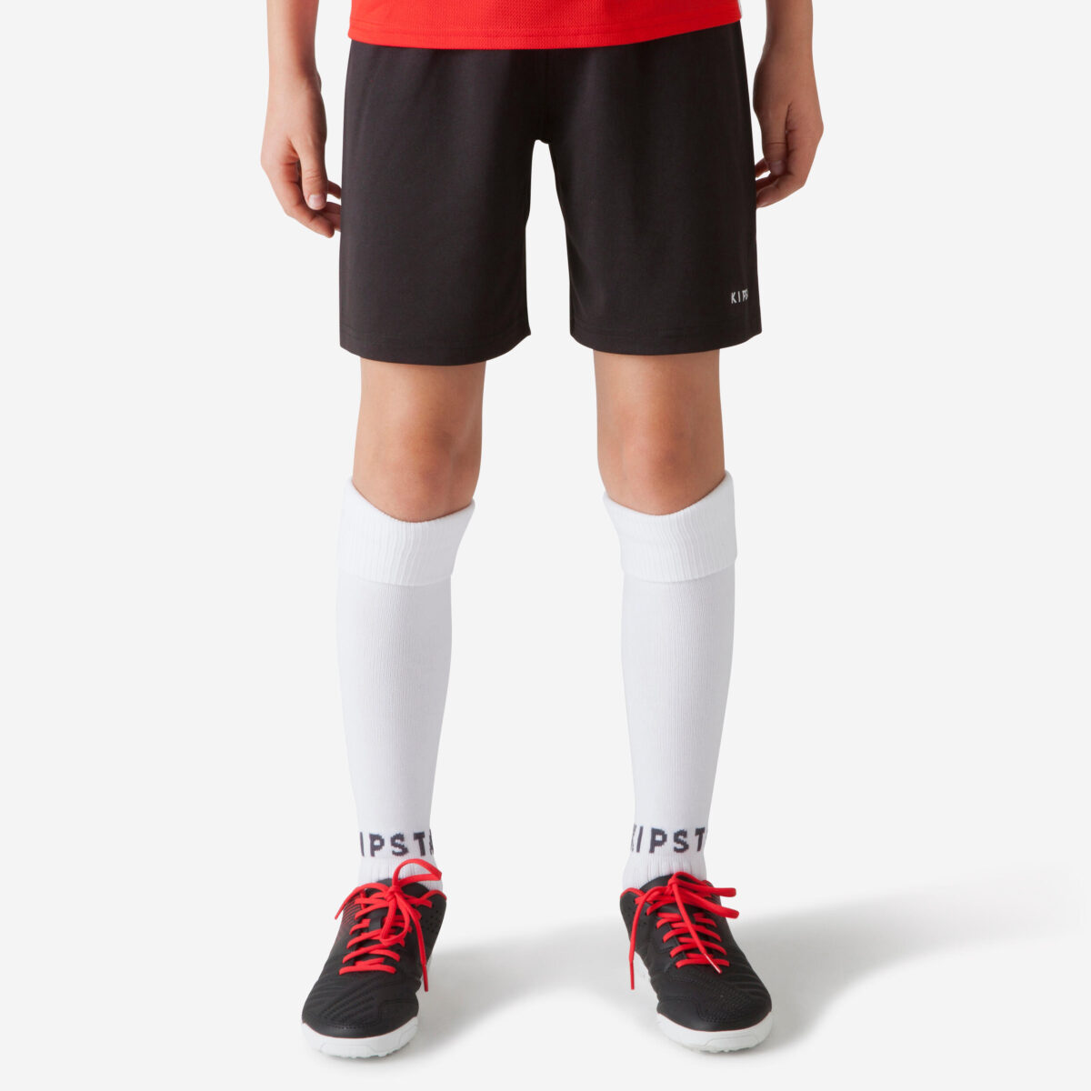 Kids Football Shorts F100 - Black - Image 2