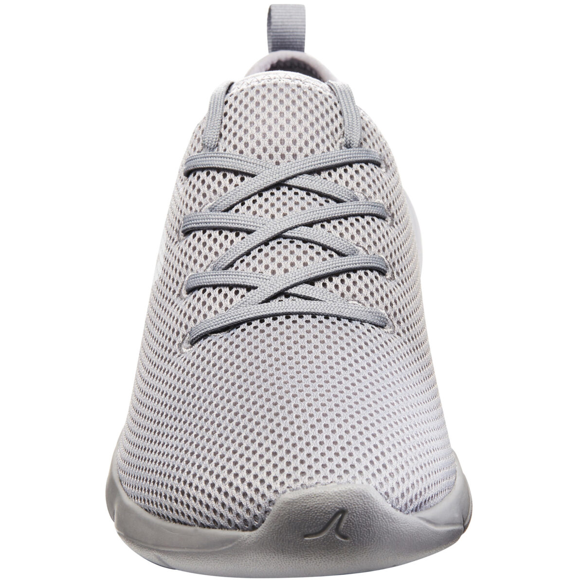 Men Walking Shoes - Breathable Mesh, Lightweight, Flex-H Grooves PW 100 - Grey - Image 3