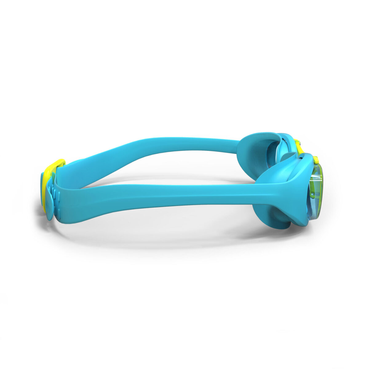 Kids Swimming Goggles UV Protection Anti Fogging Clear Lenses Xbase Blue Yellow - Image 4
