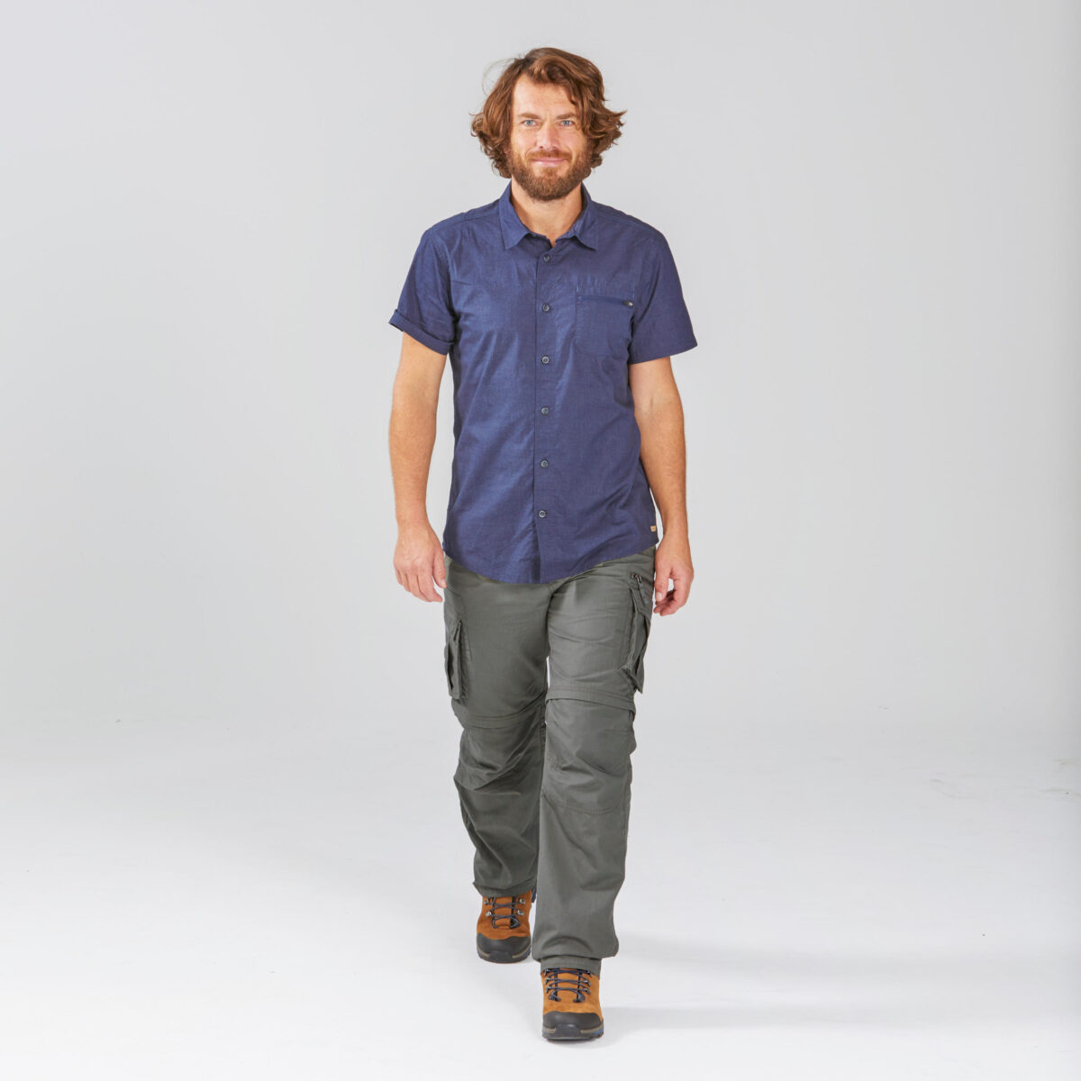 Men Zip-Off Convertible Cargo Pant Khaki - Travel 100 4.6  | 2.2k - Image 5
