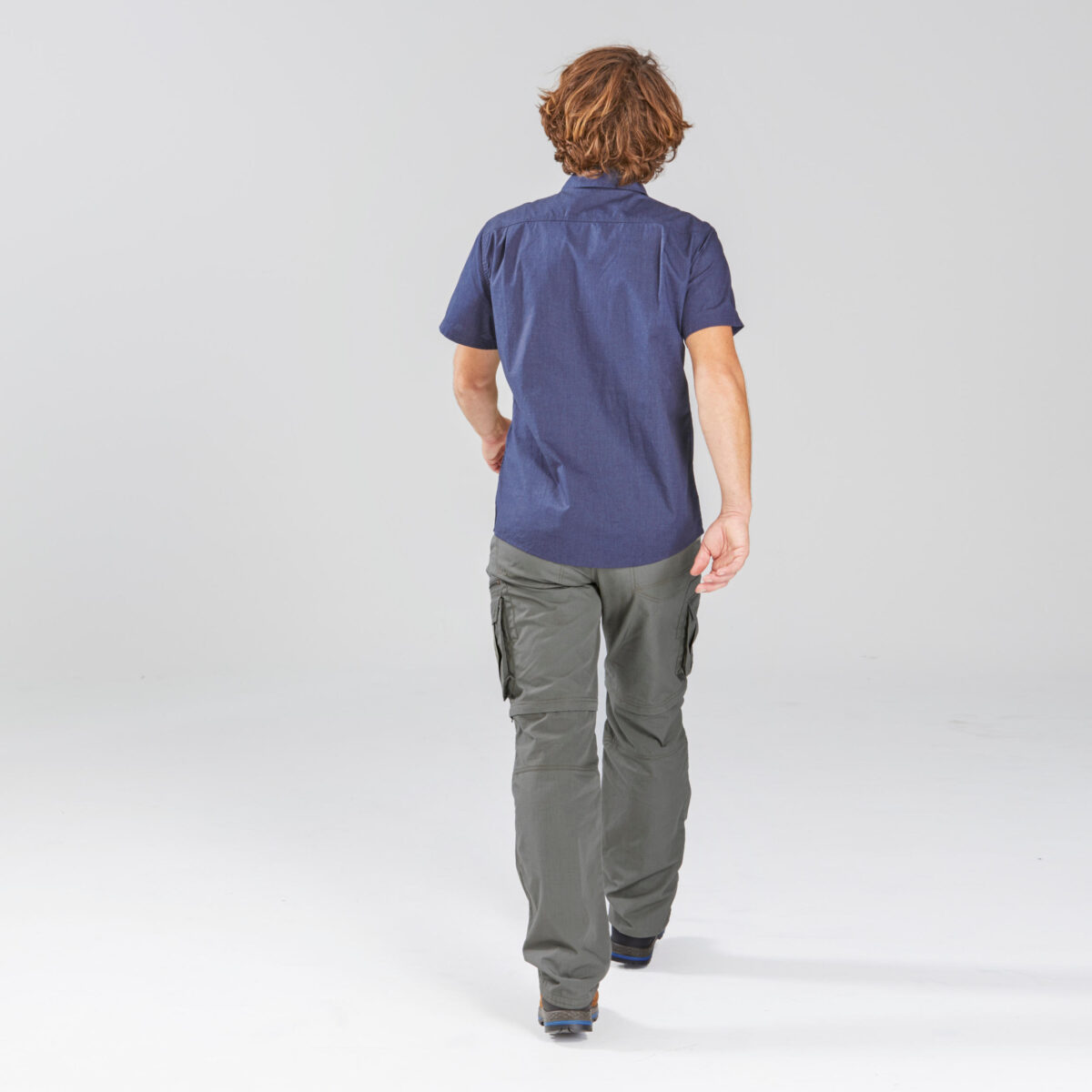 Men Zip-Off Convertible Cargo Pant Khaki - Travel 100 4.6  | 2.2k - Image 6