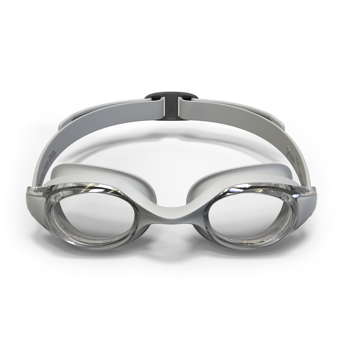 Adult Kids Swimming Goggles One Size With Strap Adjustment Clear Lenses Grey - Image 4