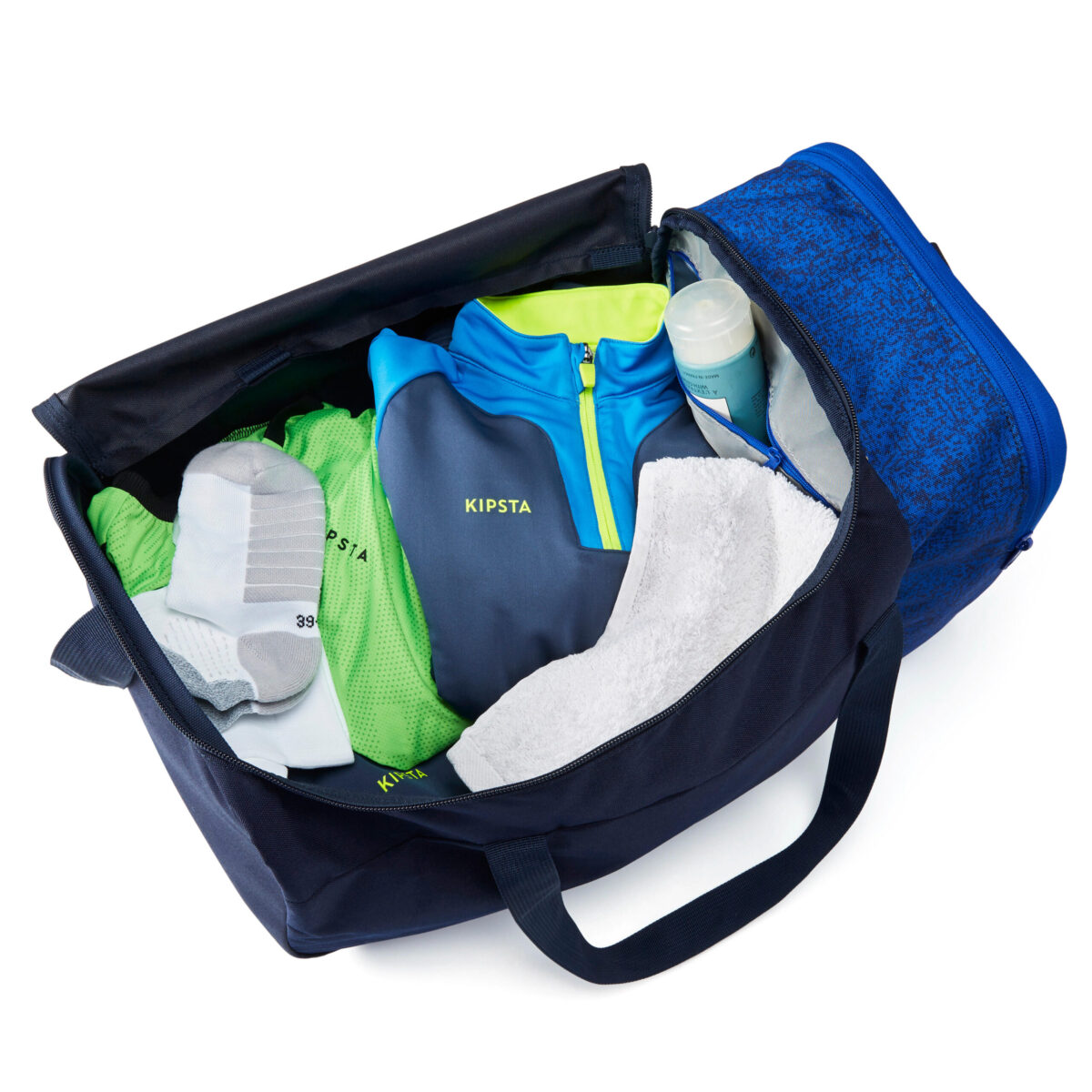 Sports Duffle Bag- Blue 35 L - Image 4