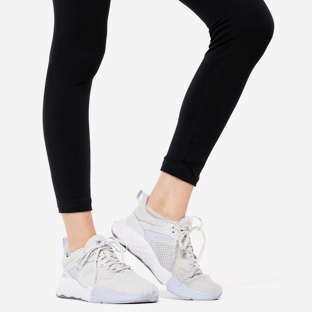 Women's Trackpants for Gym 7/8 500-Black - Image 5