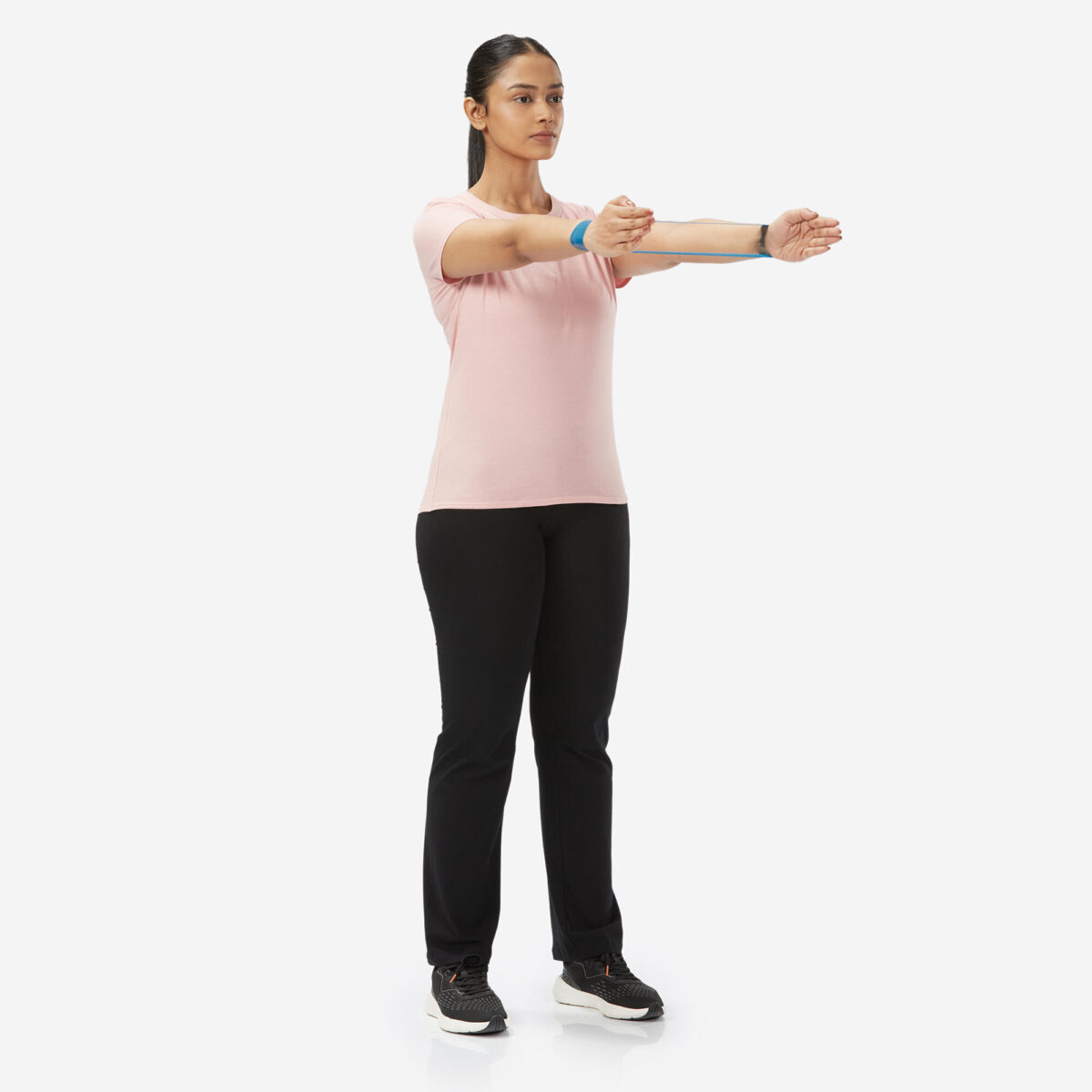 Short Sleeves Regular Fit Women's T-Shirt 100- Sweet Pink - Image 2
