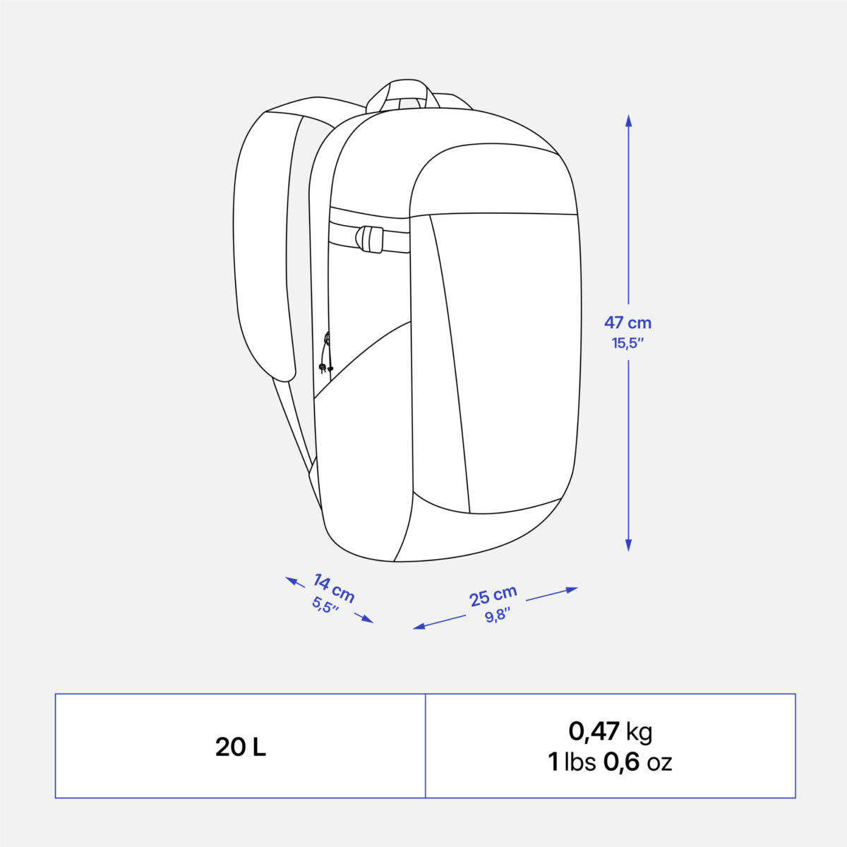 Hiking Backpack - NH100 Arpenaz 20 L - Image 3