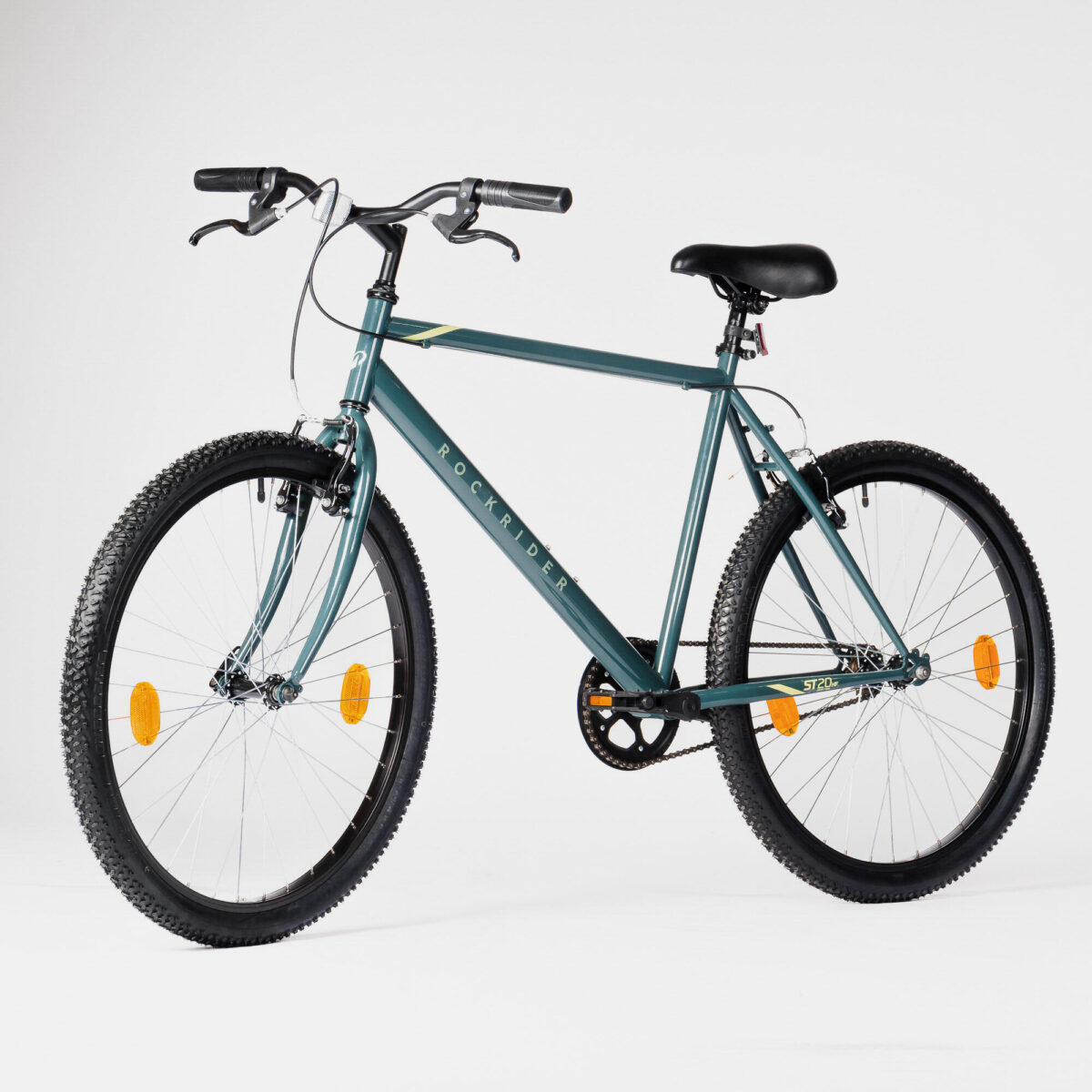 Mountain Bike Rockrider ST20 High Frame - Steel Frame, Single Speed, MTB Tyres - Image 3