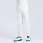 Men Cricket Trousers Comfortable & Stretchable CTS100 - White
