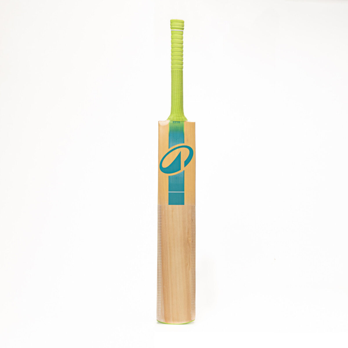 Cricket Kashmir Willow KW150 Lightweight Leather Ball Bat - Green - Image 2