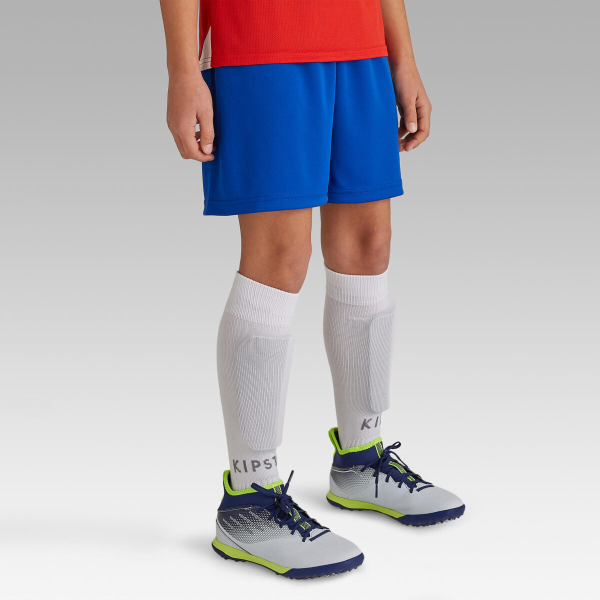 Kids Football Shorts F100 - Blue - Image 5