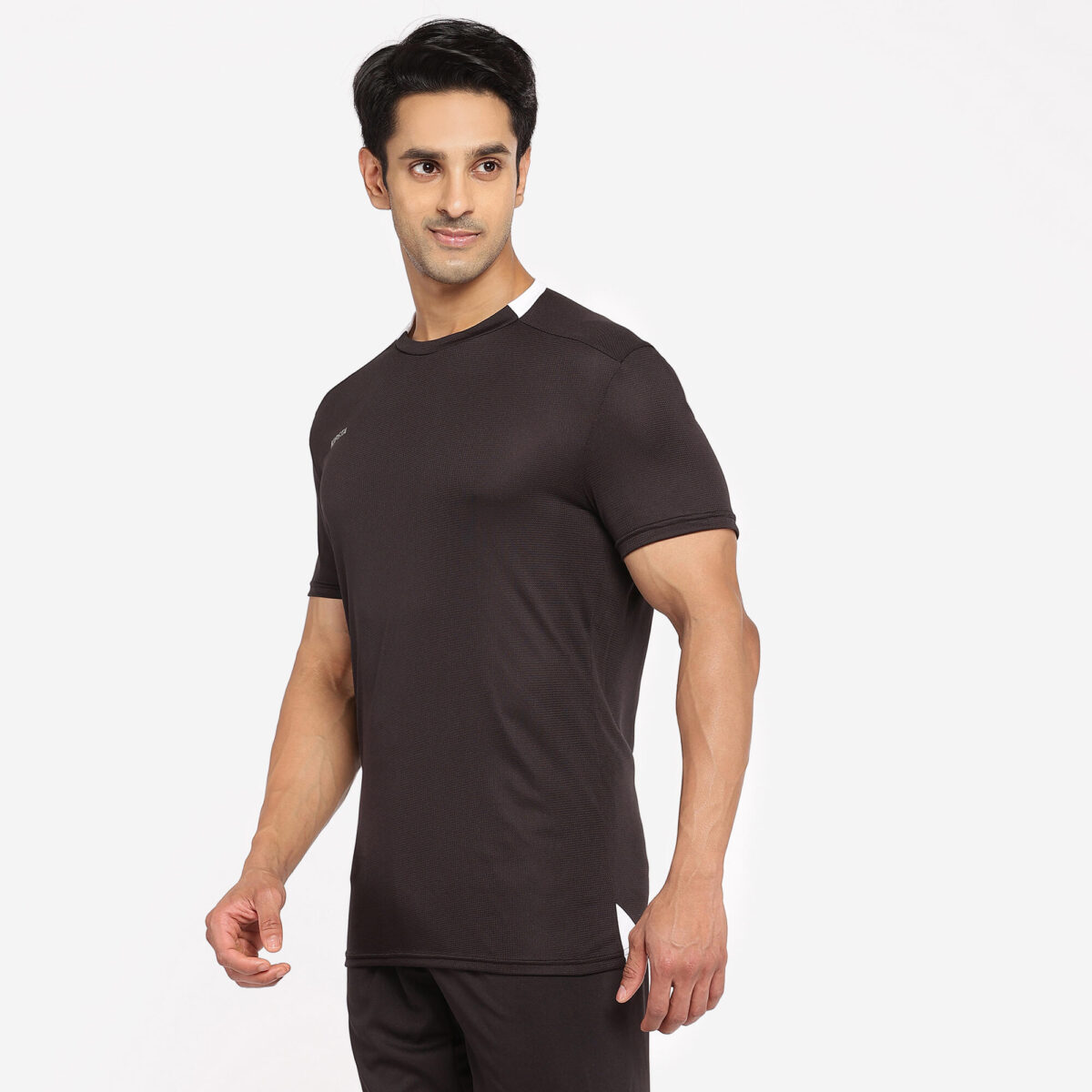 Men Football Jersey Short Sleeve F100 Black - Image 5