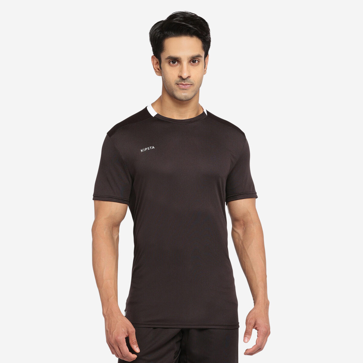 Men Football Jersey Short Sleeve F100 Black - Image 6