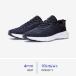 Men Running Shoes Superior Grip Cushioned Upto 10km/week, Jogflow100 - Navy Blue