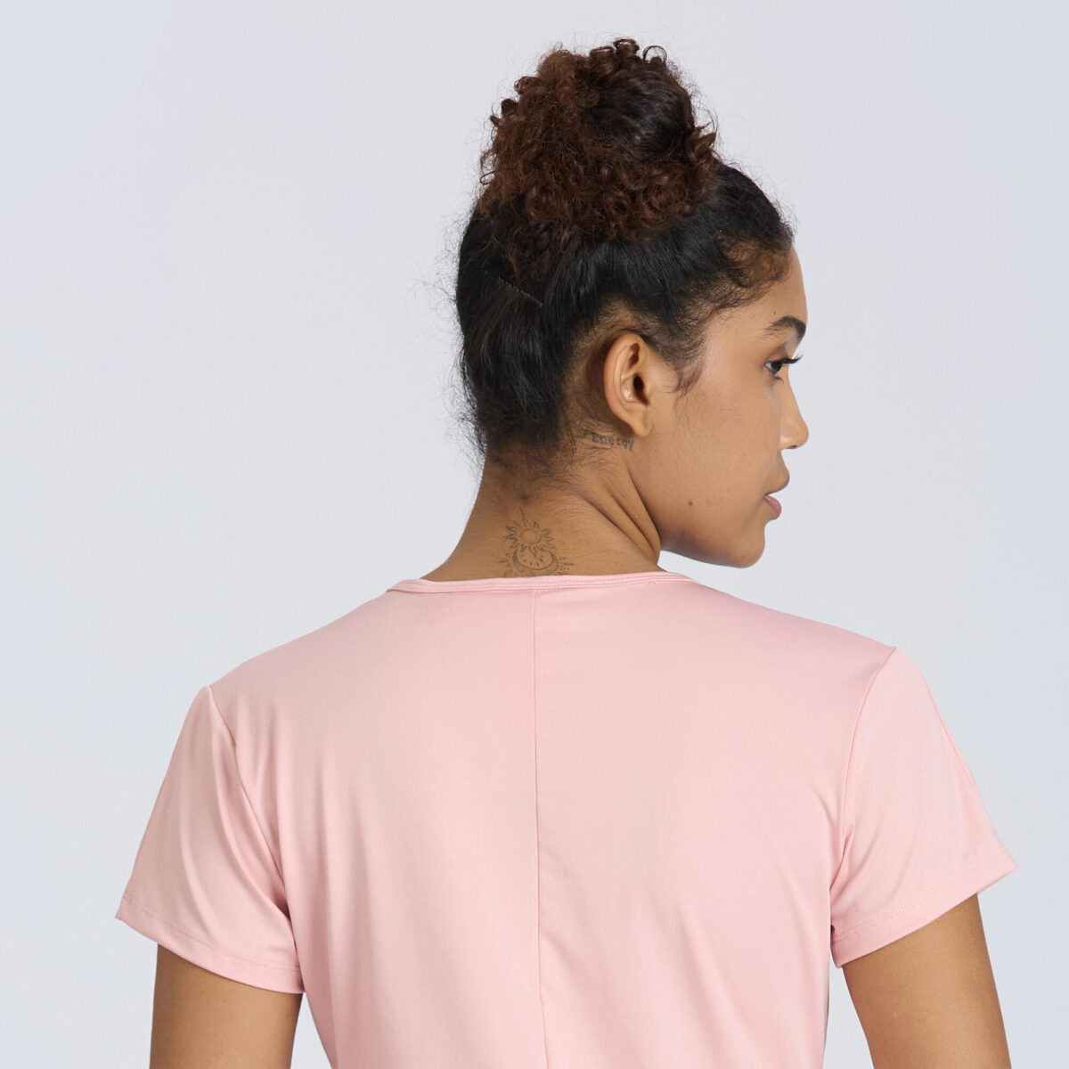 Women Gym T-Shirt Basic 100 - Sweet Pink - Image 5