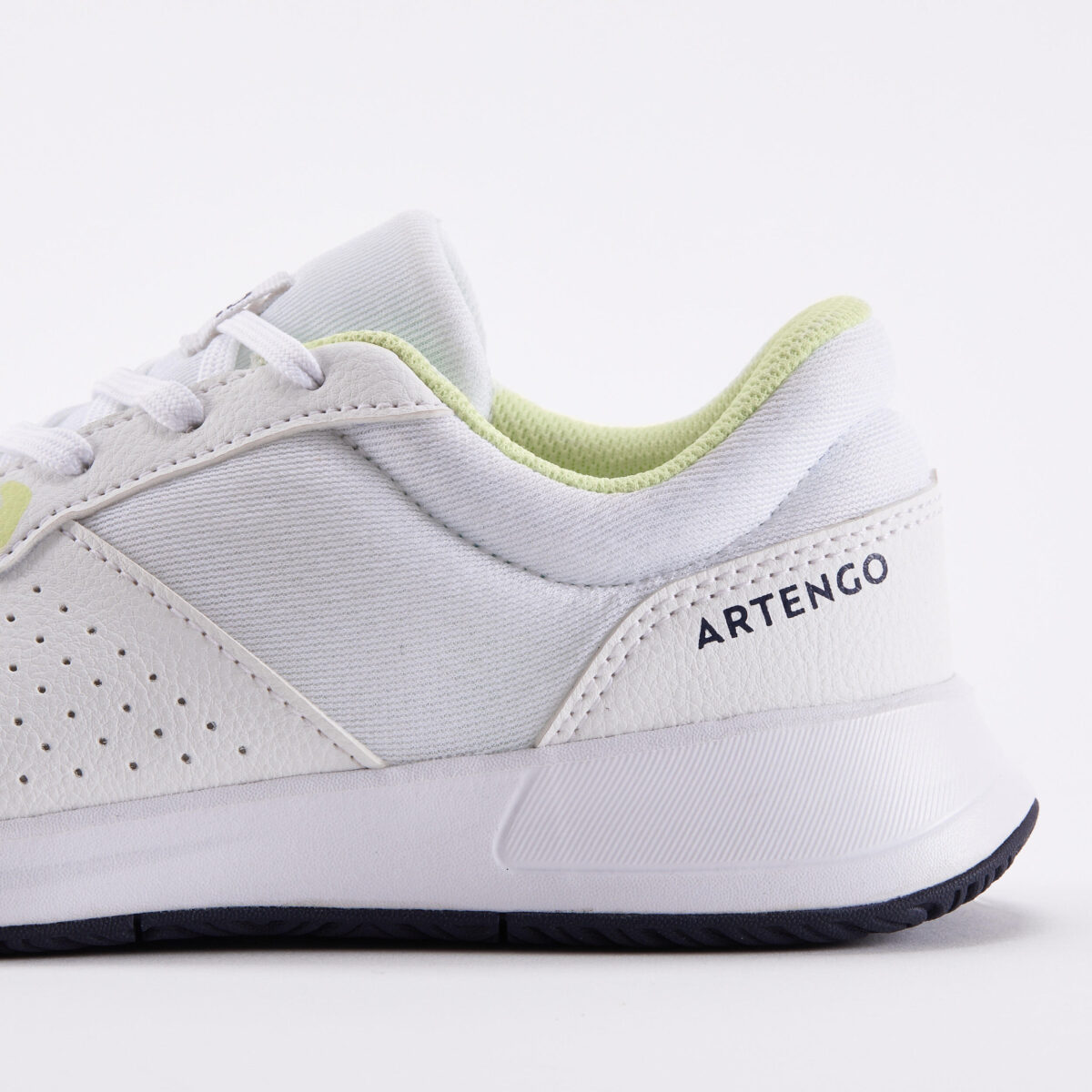 Kids' Lace-Up Tennis Shoes Essential - White & Yellow - Image 5