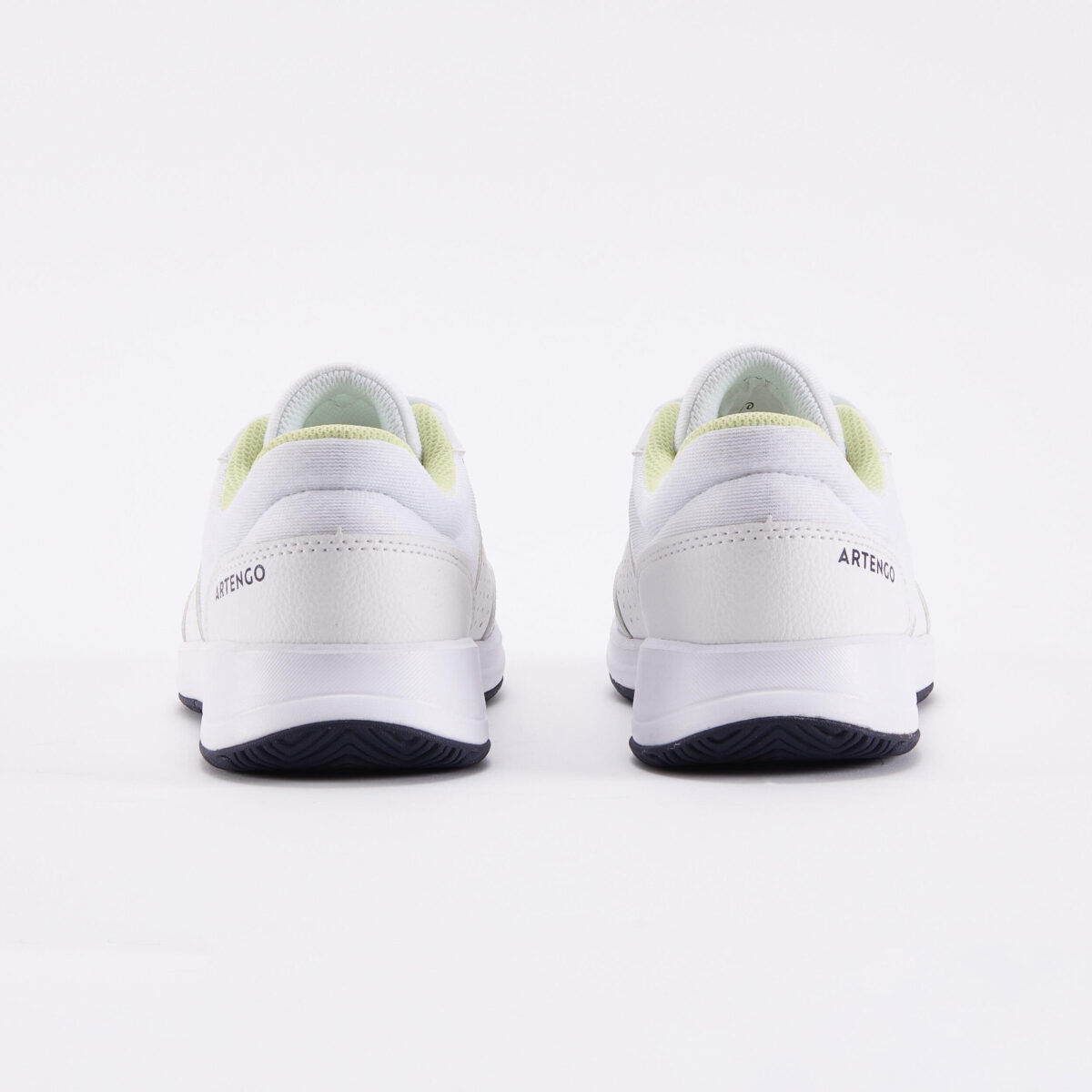 Kids' Lace-Up Tennis Shoes Essential - White & Yellow - Image 2
