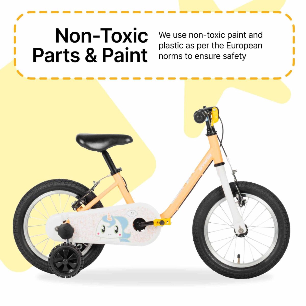 Kids Cycle 3 - 4 years (14 inch) - Unicorn - Image 4