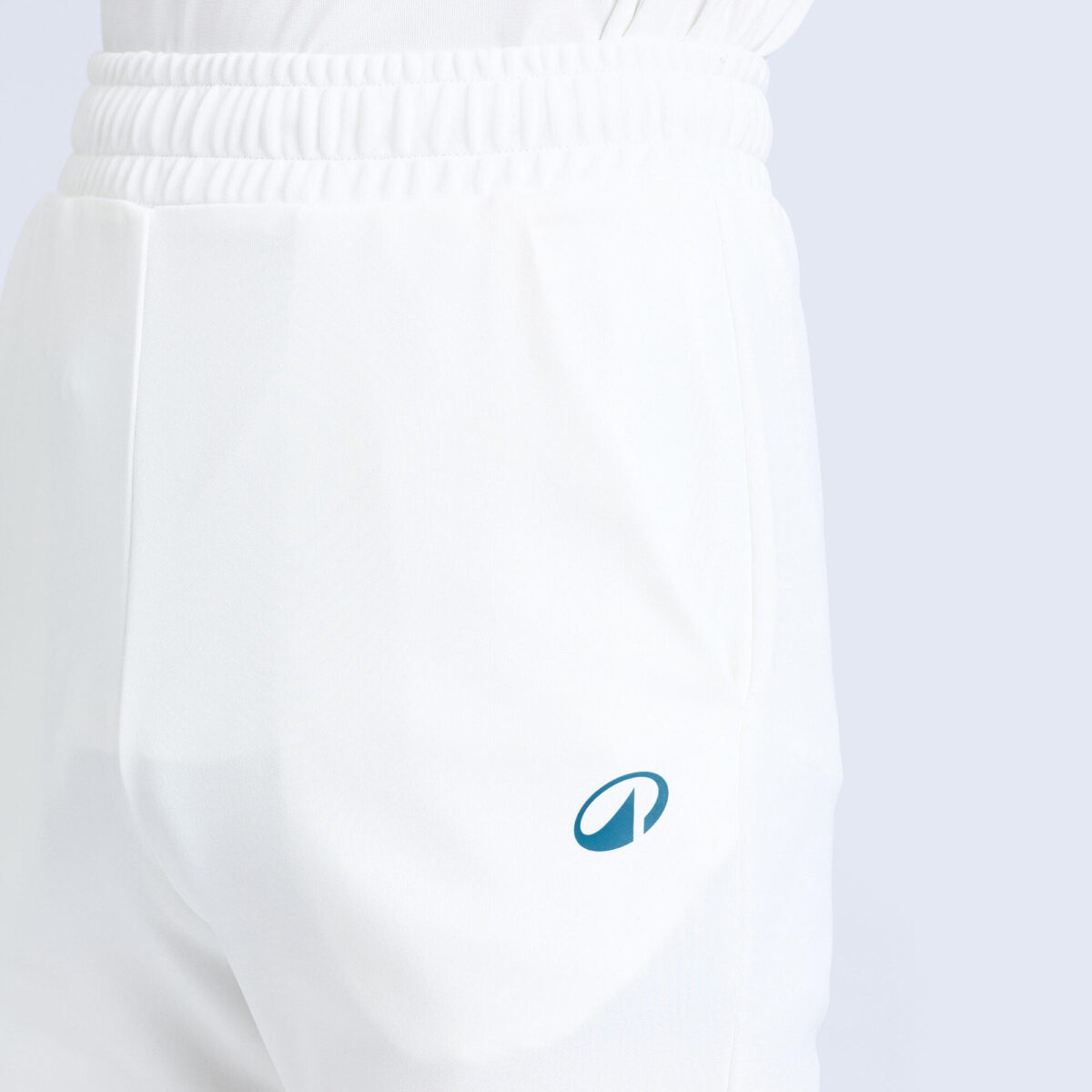 Kids Cricket Trousers Comfortable Stretchable CTS100 - White - Image 3