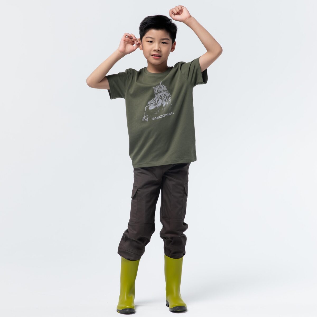 Kids T-Shirt SG100 -  Green - Image 7