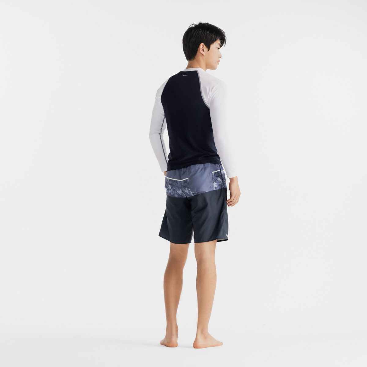 Men's surfing boardshorts NAVY PALM - Image 5