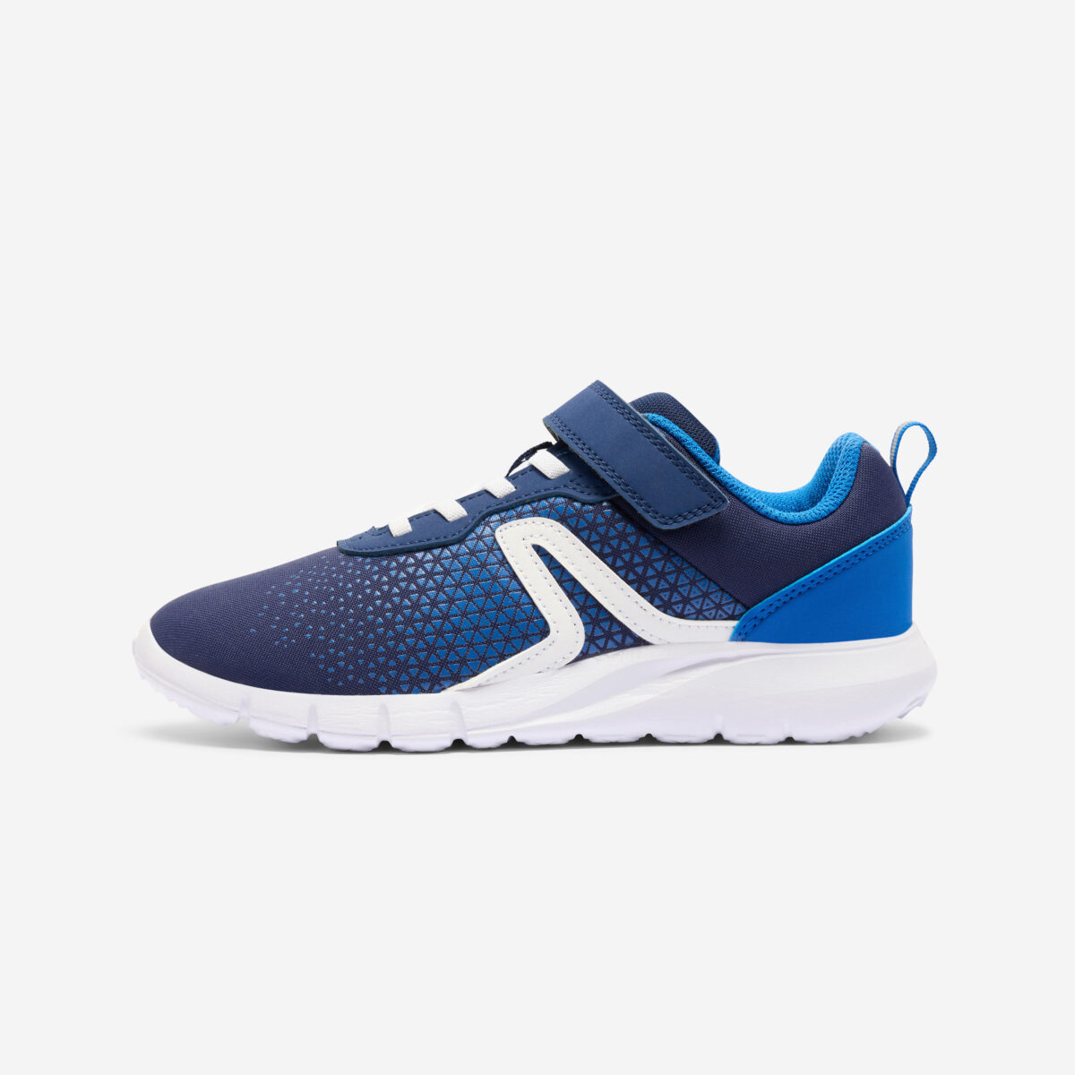 Kids Soft Trainers, Water Repellent, Rip-Tab Shoe, Soft 140 - Blue - Image 2