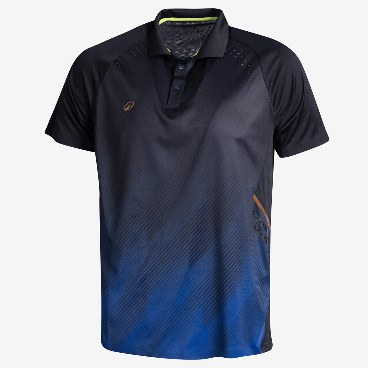 Men Cricket Short Sleeved Polo Shirt Quick Dry CP900 - Black - Image 2