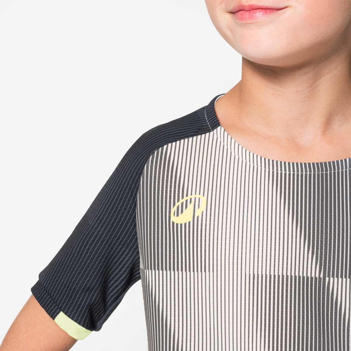 Kids' Short-Sleeved Football Shirt Viralto Jr Dop - Grey/Yellow - Image 7