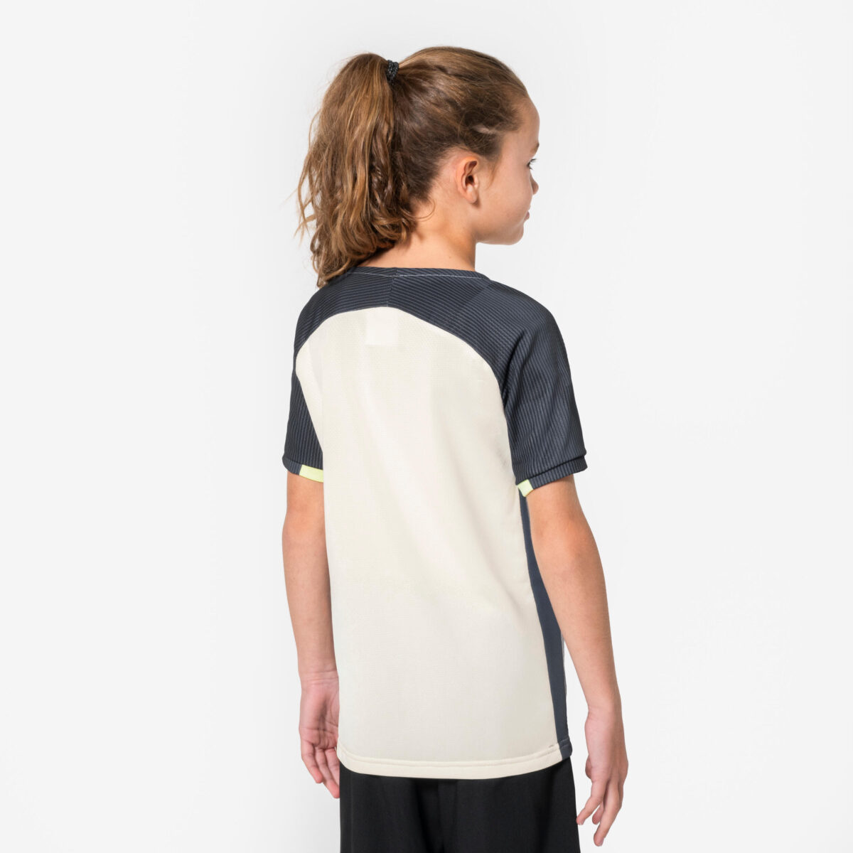 Kids' Short-Sleeved Football Shirt Viralto Jr Dop - Grey/Yellow - Image 9
