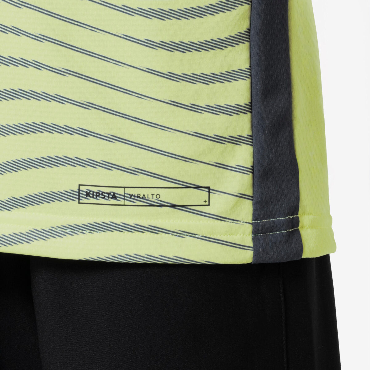 Kids' Short-Sleeved Football Shirt Viralto Ripples - Yellow/Black - Image 7