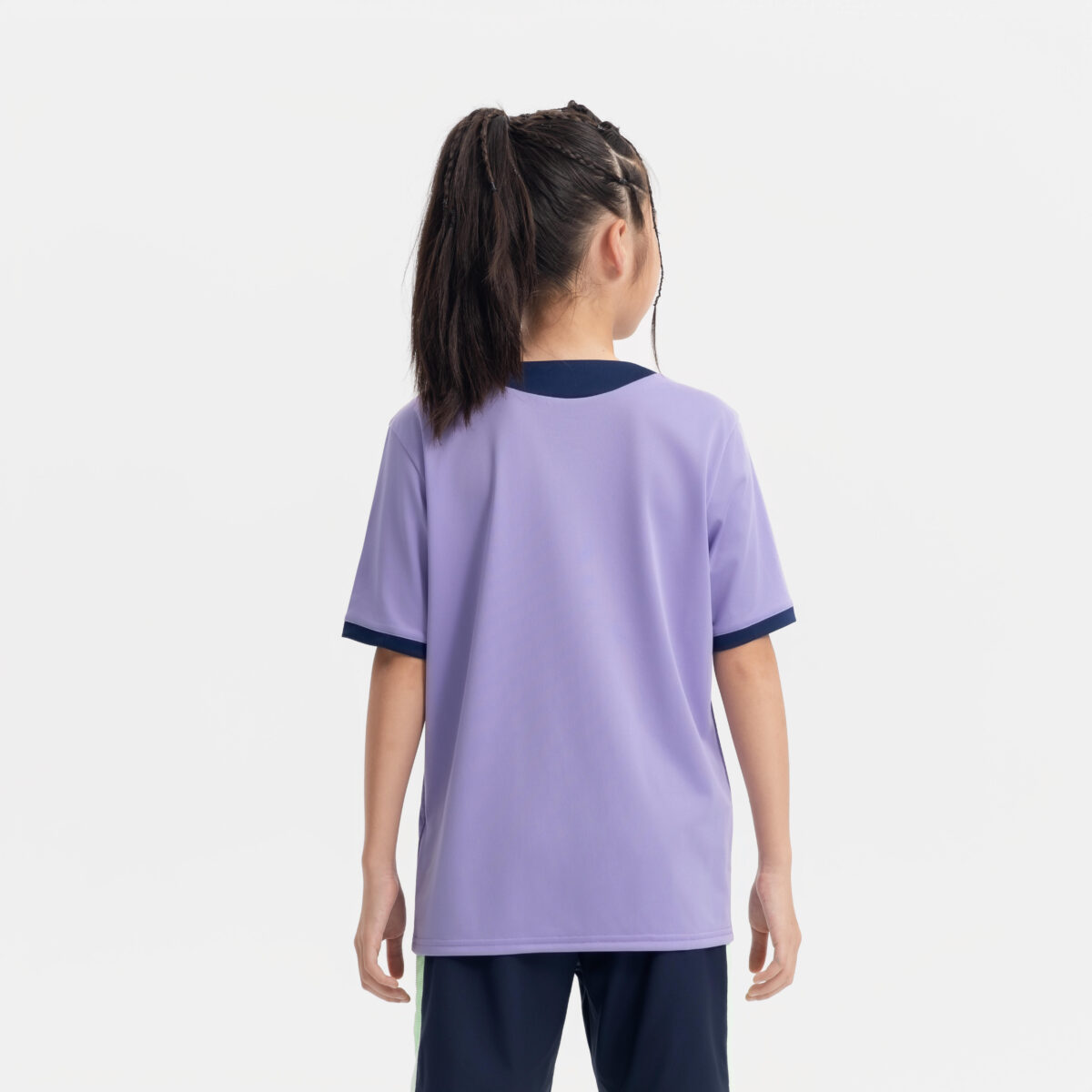 Kids' Short-Sleeved Football Shirt Viralto Kids - Boreal Lavender - Image 3