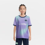 Kids' Short-Sleeved Football Shirt Viralto Kids - Boreal Lavender